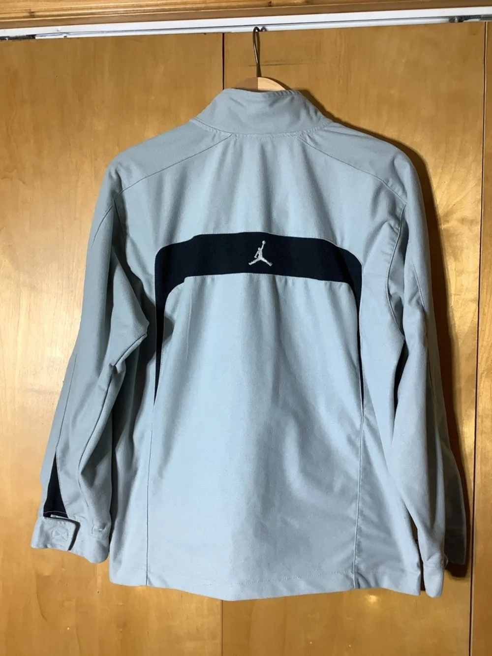 Jordan gray and black jacket, size large